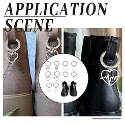 Legierung schuhe charme&nbsp;HJEW-GO00055