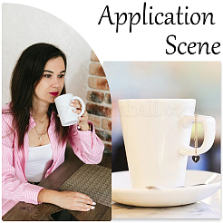 2 комплект подвесных украшений из эмалевого сплава&nbsp;HJEW-SC0001-56F