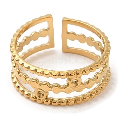 Кольца-манжеты из нержавеющей стали 304 с тройной линией для женщин&nbsp;STAS-D085-26G