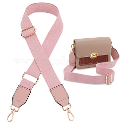 Cinturini per borsa regolabili in cotone, con chiusura girevole in ferro, roso, 80~130x3.8cm