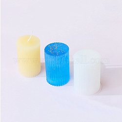 Moules à bougie en silicone bricolage, pour la fabrication de bougies, blanc, 5.4x7.1 cm