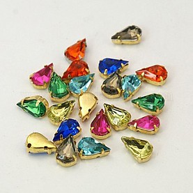 Rhinestone Bezel Patch Flat Back Sew Beads Crystal Cabochons - Temu Mexico