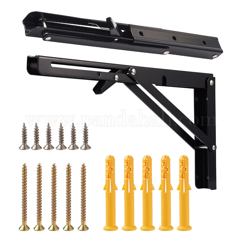 Wholesale Iron Folding Shelf Brackets - Pandahall.com