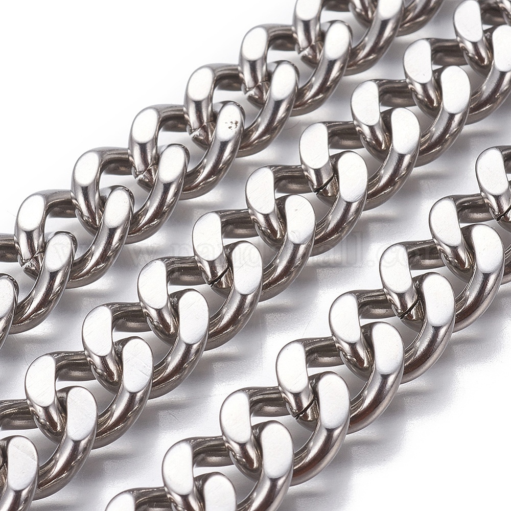 Wholesale 201 Stainless Steel Curb Chain