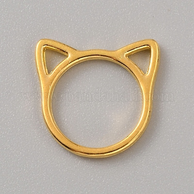 Кольца для маркеров вязания из сплава FIND-WH0291-11B-G-1