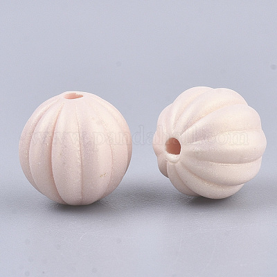 Лакированные бусины из акрила &nbsp;X-MACR-T037-01-1