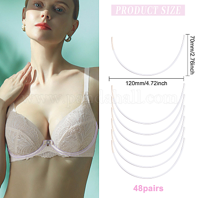 6 Pieces Shaping Bra Underwire Replacement Stainless Steel Bra Wire For Diy  L