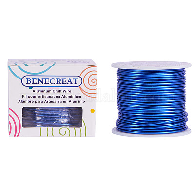 Shop BENECREAT 12 Gauge(2mm) Aluminum Wire 100FT(30m) Anodized