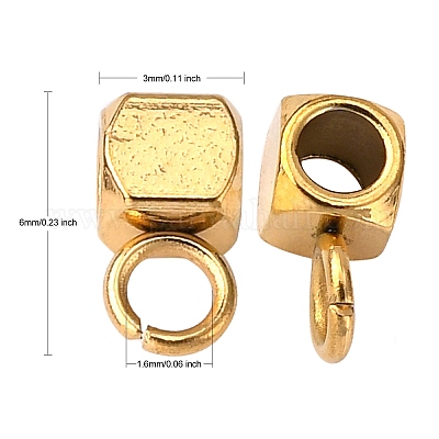 Ионное покрытие (IP) 304 нержавеющая сталь трубчатые дужки&nbsp;LS-STAS-K202-01D-G-1