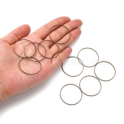 Латунные соединительные колечки&nbsp;LS-X-EC18730mm-NFAB-1