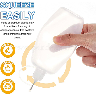 Пластиковые клей бутылки&nbsp;DIY-BC0009-16C-1