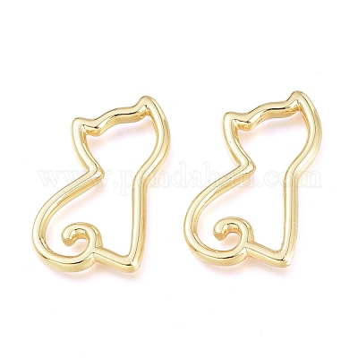 Латунные соединительные колечки&nbsp;KK-L185-47G-1