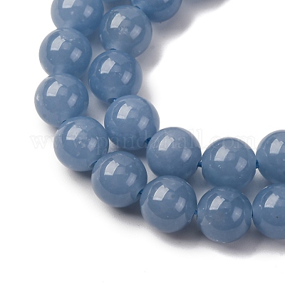 Натуральные бусины из перуанского ангелита&nbsp;G-G286-A01-8mm-1