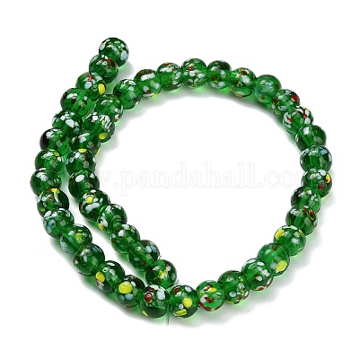 Бусы лэмпворк ручной работы&nbsp;LAMP-H071-01B-02-1