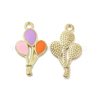 Pendentifs d'émail en alliage&nbsp;ENAM-B050-10G-02-1