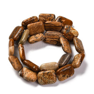 Естественного изображения яшмы бисер нитей G-T047-B07-01-1