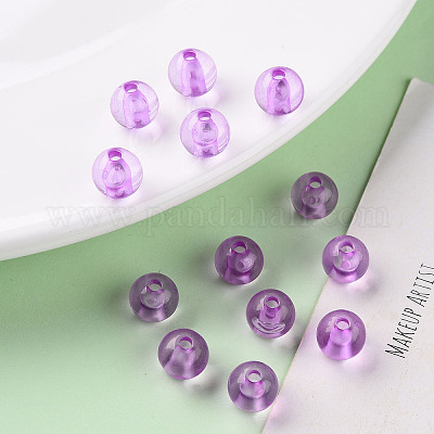 Прозрачные акриловые бусины&nbsp;MACR-S370-A8mm-740-1