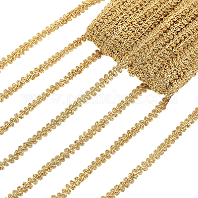 Gold Metallic Braid Sewing Craft Trim