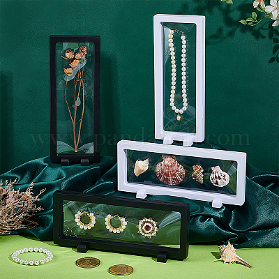 6шт 2 цвета прямоугольный АБС-пластик 3D плавающая рамка держатель дисплея&nbsp;ODIS-GA0001-66-1