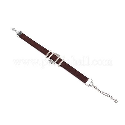 PU кожаный шнур браслет делает AJEW-TAC0034-01A-1