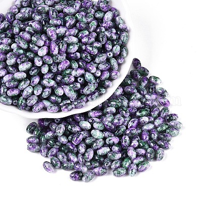 Спрей роспись стекла бисер&nbsp;SEED-T007-14H-1