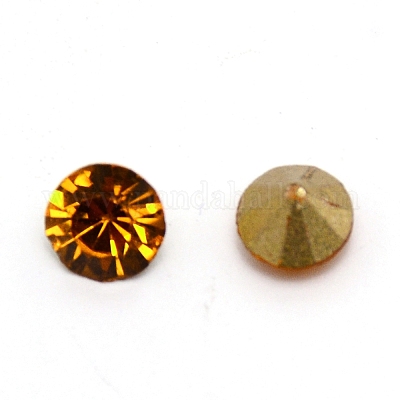 Стеклянные стразы кабошоны&nbsp;RGLA-WH0005-02D-1