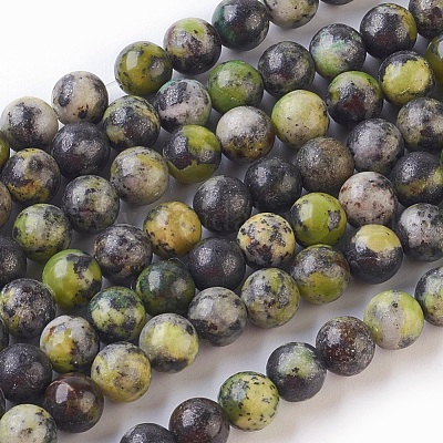 Природные серпантину нитей бисера&nbsp;G-G767-05-6mm-1