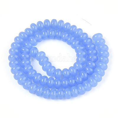 Имитация нефритовые четки стекла&nbsp;GLAA-ZX008-8mm-17E-1