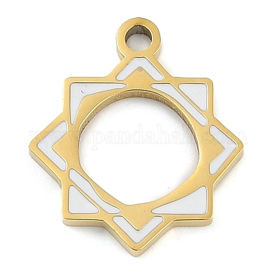 Pendentifs en acier inoxydable 304&nbsp;STAS-F315-03G-1