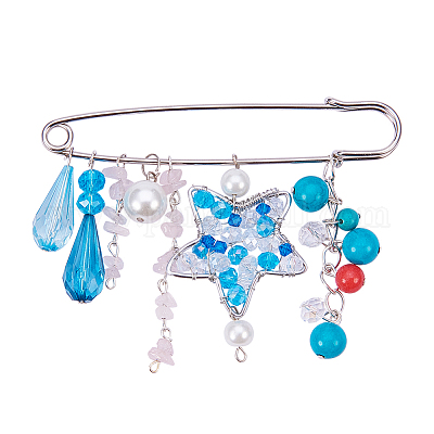 Штифты килт железа брошь застежками ювелирные фурнитура&nbsp;IFIN-R191-50mm-1