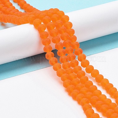 Прозрачные стеклянные бусины&nbsp;X-EGLA-A034-T8mm-MD25-1