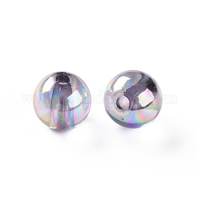 Прозрачные акриловые бусины MACR-S370-B10mm-769-1