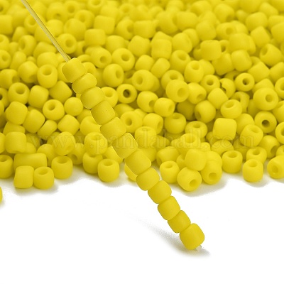 Матовые непрозрачные стеклянные бусины 6/0 шт.&nbsp;SEED-R029-4mm-A04-1