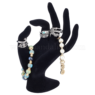 Jewelry Display Holder Plastic Mannequin Hand Jewelry Display Jewelry Stand  Necklace Bracelet Ring Watch Holder Compatible With Home Organizat