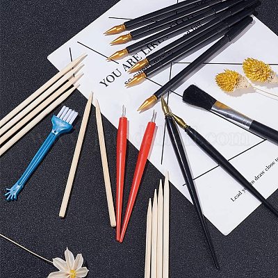 7pcs Scratch Art Tools Set With Bamboo Sticks Scraper Scratch Pen