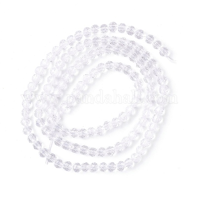 Прозрачные стеклянные бусины&nbsp;X-GLAA-C019-01B-06-1