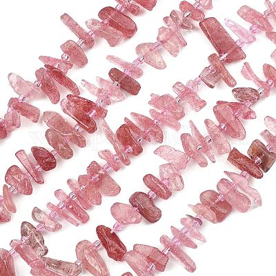 Природного кварца клубники нитей бисера&nbsp;G-F821-D02-01-1