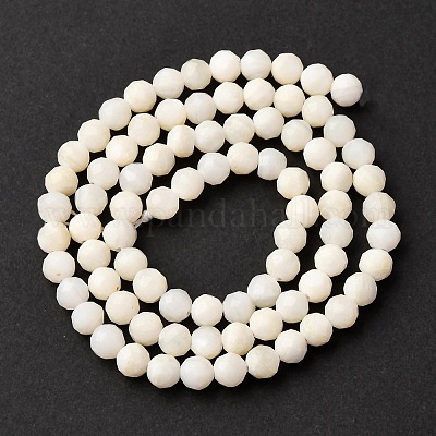 Нити бусин из ракушек&nbsp;SSHEL-E571-38-4mm-01-1