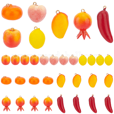 Fruit Charms - Mixed Fruits Kawaii Food Bulk Charms