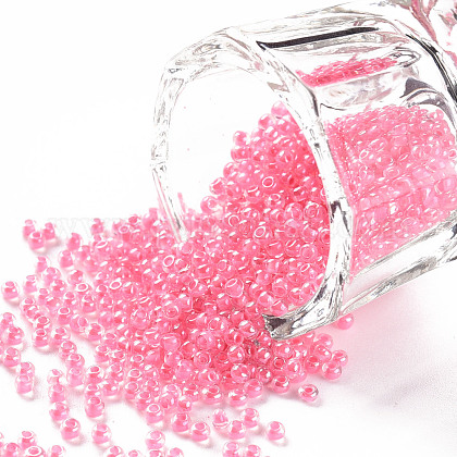 11/0 Grade A Transparent Glass Seed Beads X-SEED-N001-F-254-1