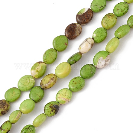 Brins de perles de turpuoise naturelle G-P494-A02-1