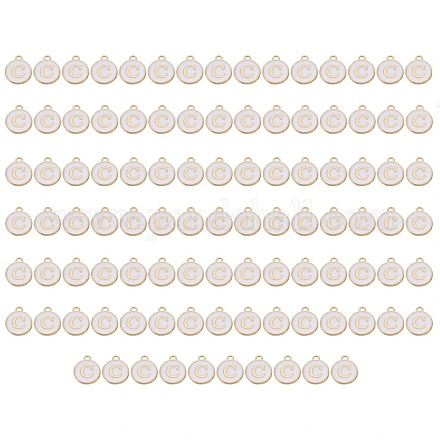Charms aus vergoldeter Emaille-Legierung ENAM-SZ0001-26A-C-1