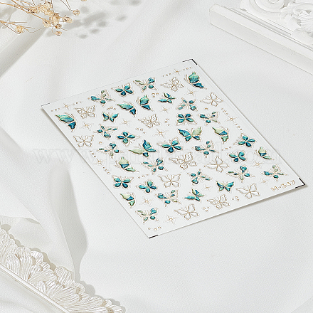 Погладить Nail Art Наклейки&nbsp;MRMJ-WH0077-146B-1