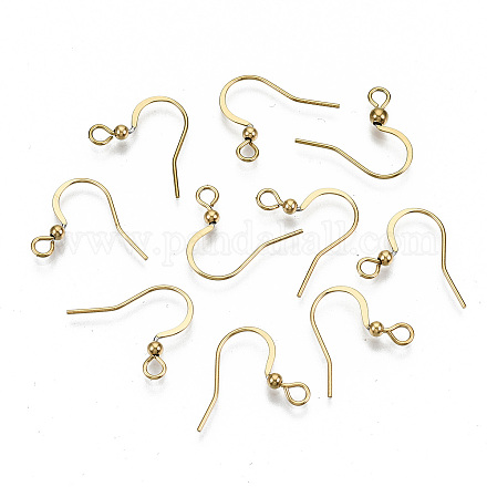 304 Stainless Steel Earring Hooks STAS-N092-103G-NR-1