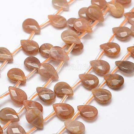 Natural Sunstone Beads Strands G-k209-28-1