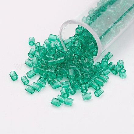 Perlas de vidrio de taladro redondo de dos-agujeros 11/0 SEED-G006-2mm-18-1