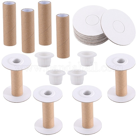 10 комплект катушек для намотки бумажных ниток&nbsp;DIY-SC0025-20B-1