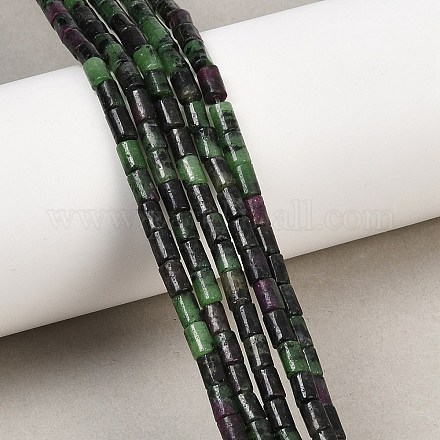 Натуральный рубин в цоизита бусин пряди&nbsp;G-P600-B09-01-1