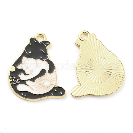 Pendentifs d'émail en alliage ENAM-D051-06G-1
