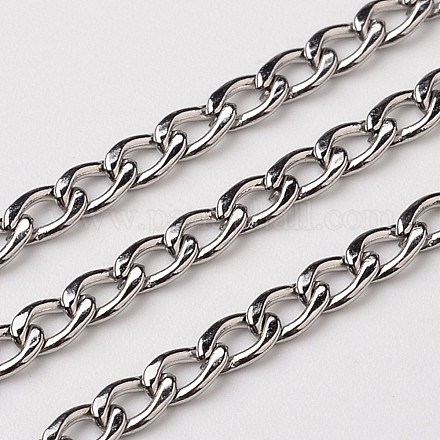 3.28 Feet 304 Stainless Steel Twisted Chains Curb Chains X-CHS-L015-26-1